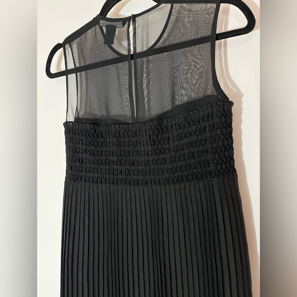French Connection Black Sheer Top Mini Dress - Picture 8 of 9